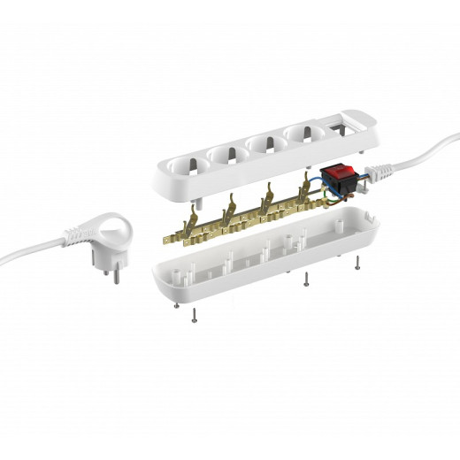 Удлинитель с выключателем Эра  U-4es-3m-3x1