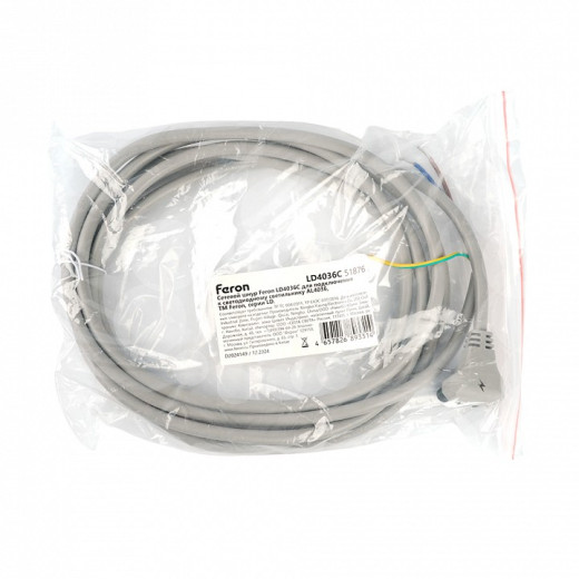 Сетевой провод Feron  51876