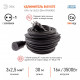 Удлинитель Эра  UPx-1e-3x2,5-30m-IP44(KG)