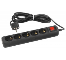 Удлинитель с выключателем Эра  UX-5es-1,5m-B