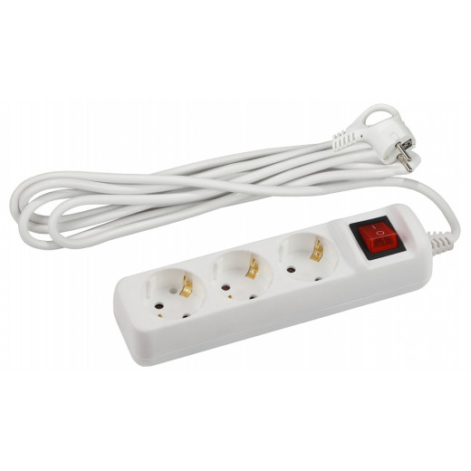 Удлинитель с выключателем Эра  U-3es-5m-3x1,5