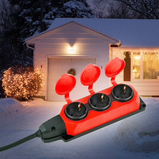 Удлинитель Эра  UK-3e-3x1,5-20m-IP44(KG)