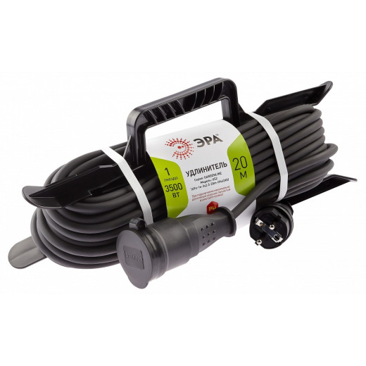 Удлинитель Эра  UFx-1e-3x2,5-20m-IP44(KG)