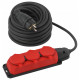 Удлинитель Эра  UK-3e-3x1,5-20m-IP44(KG)
