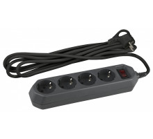 Удлинитель с выключателем Эра  USF-M-4es-1.5m-B