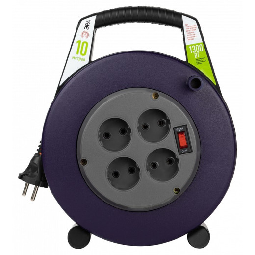 Удлинитель с выключателем Эра  BPx-4-2x0,75-10m