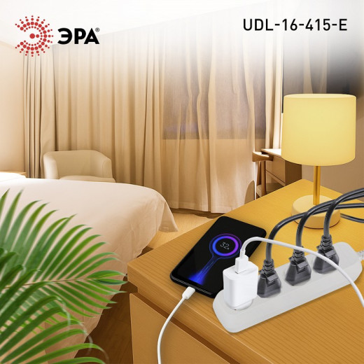 Удлинитель Эра  UDL-16-415-E