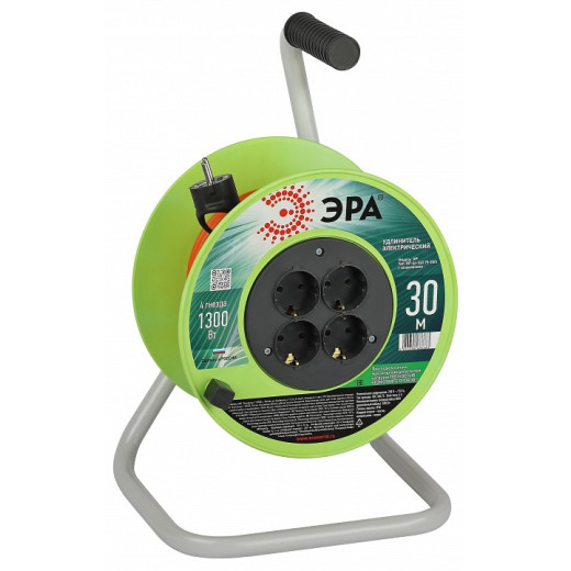 Удлинитель Эра  RP-4e-3х0.75-30m