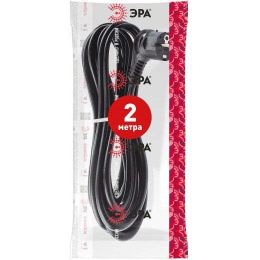 Сетевой провод Эра  U-3x1,5-2m-B