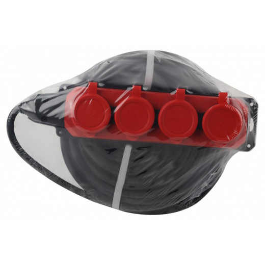 Удлинитель Эра  UK-4e-3x1,5-30m-IP44(KG)