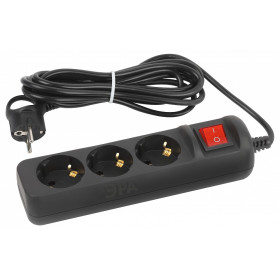 Удлинитель с выключателем Эра  UX-3es-5m-B