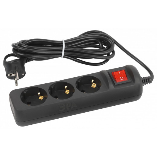 Удлинитель с выключателем Эра  UX-3es-5m-B