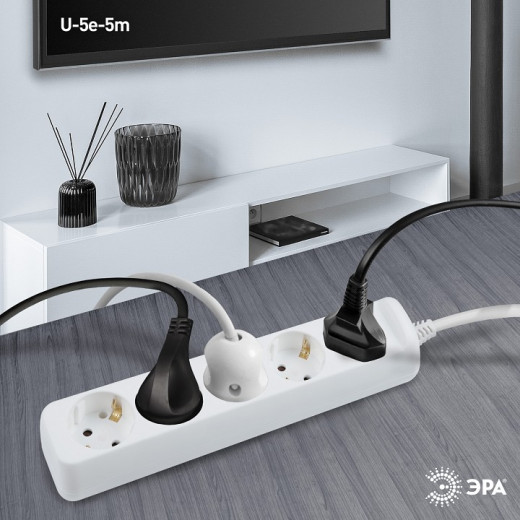 Удлинитель Эра  U-5e-5m-3x1,5