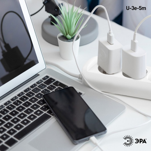 Удлинитель Эра  U-3e-5m-3x1,5