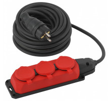 Удлинитель Эра  UK-3e-3x1,5-10m-IP44(KG)
