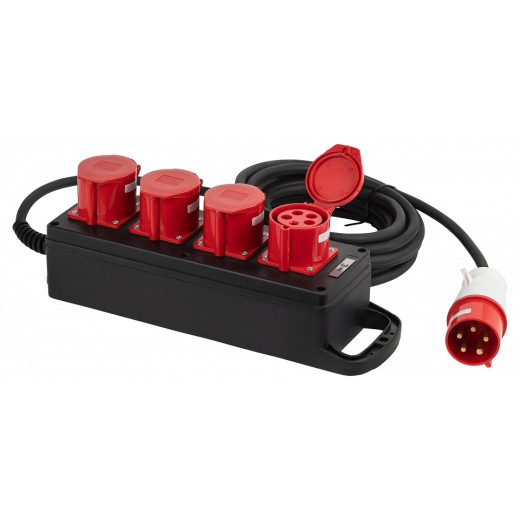 Удлинитель Эра  IND380-U-4e-5x4-5m-IP44