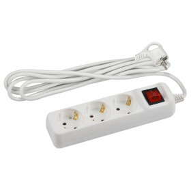 Удлинитель с выключателем Эра  U-3es-3m-3x1,5