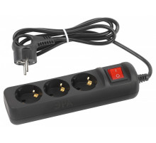 Удлинитель с выключателем Эра  UX-3es-1,5m-B