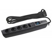 Удлинитель с выключателем Эра  SFU-5es-2m-B