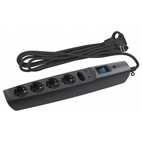 Удлинитель с выключателем Эра  SFU-5es-2m-B