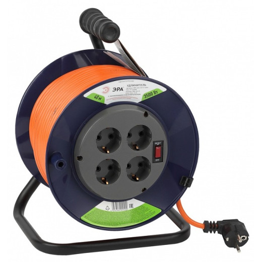 Удлинитель Эра  RPx-4es-3x1.5-40m