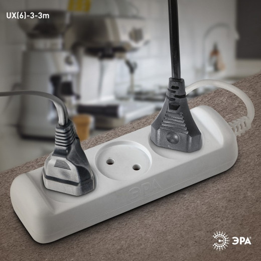 Удлинитель Эра  UX(6)-3-3m