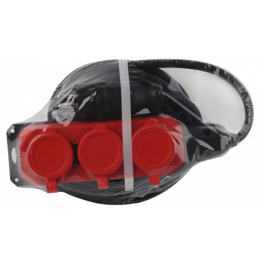 Удлинитель Эра  UK-3e-3x1,5-5m-IP44(KG)