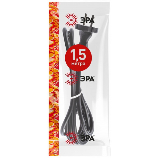 Сетевой провод Эра  UX-2x0,75-1,5m-B