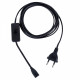Удлинитель Volpe USN-012-5500W-02/100LUX-WH UL-00011863