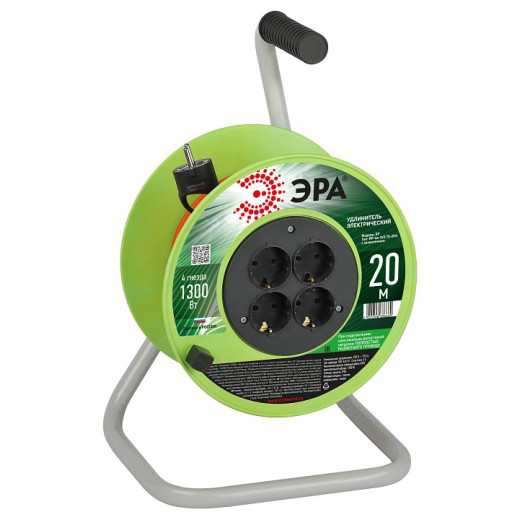 Удлинитель Эра  RP-4e-3х0.75-20m