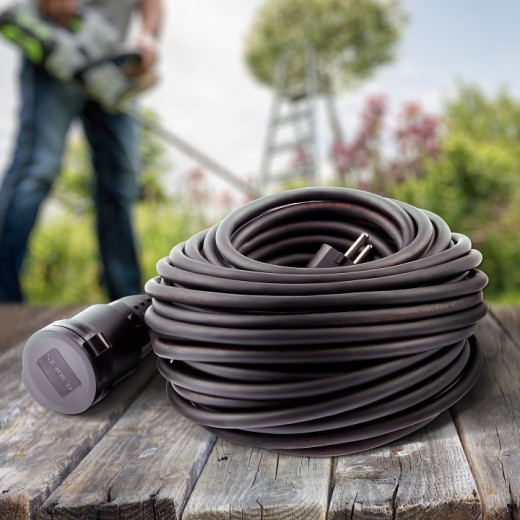 Удлинитель Эра  UPx-1e-3x2,5-20m-IP44(KG)