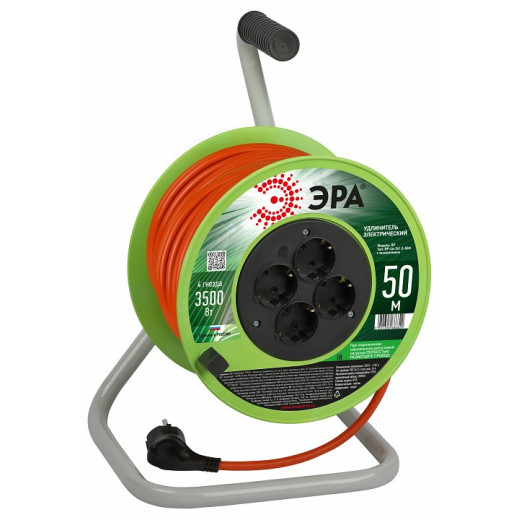 Удлинитель Эра  RP-4e-3x1.5-50m