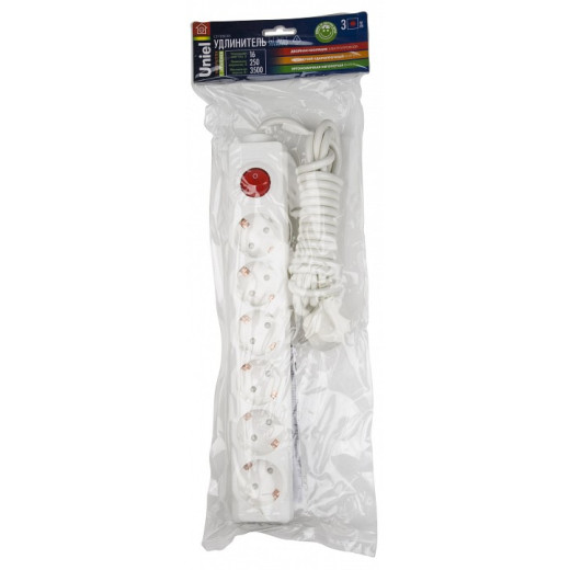 Удлинитель с выключателем Uniel S-Gsu5 2939