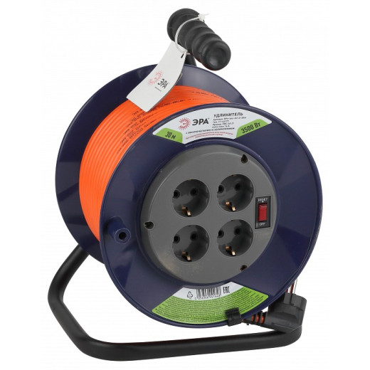 Удлинитель Эра  RPx-4es-3x1.5-30m