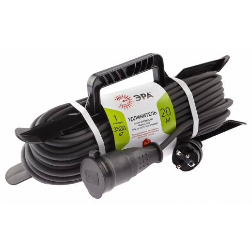 Удлинитель Эра  UFx-1e-3x1,5-20m-IP44(KG)