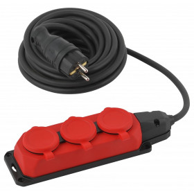 Удлинитель Эра  UK-3e-3x1,5-5m-IP44(KG)