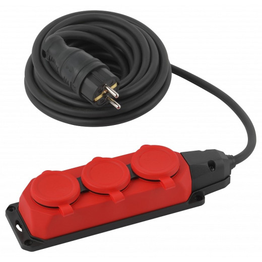 Удлинитель Эра  UK-3e-3x1,5-5m-IP44(KG)