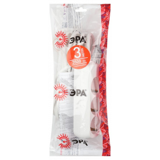 Удлинитель Эра  U-3e-3m-3x1