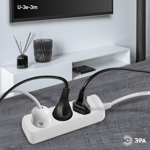 Удлинитель Эра  U-3e-3m-3x1,5