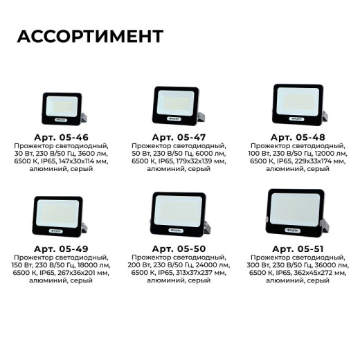 Настенно-потолочный прожектор Apeyron Electrics  05-49