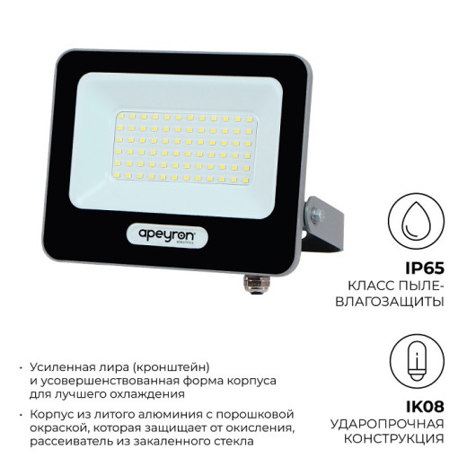 Настенно-потолочный прожектор Apeyron Electrics  05-47
