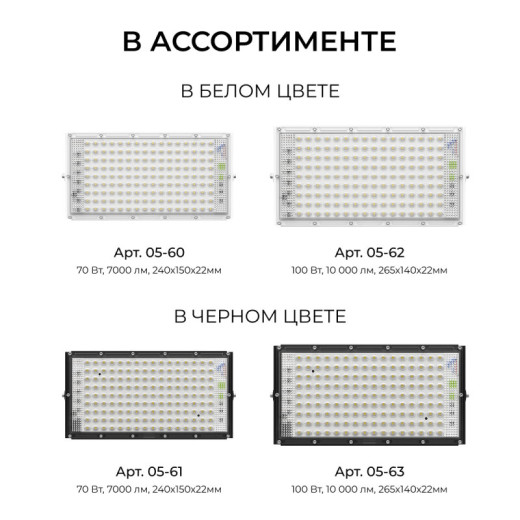 Настенно-потолочный прожектор Apeyron Electrics  05-60