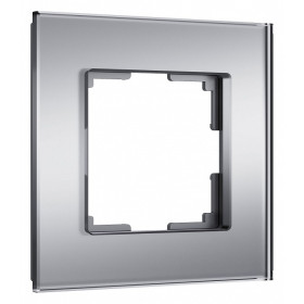 Рамка на 1 пост Werkel Senso (серебряный, стекло soft-touch) W0013106