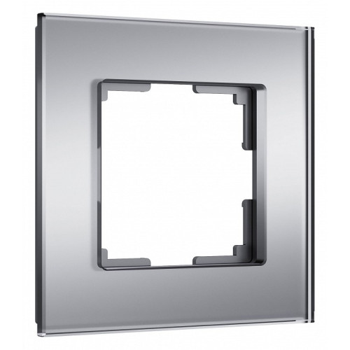 Рамка на 1 пост Werkel Senso (серебряный, стекло soft-touch) W0013106