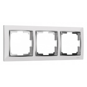 Рамка на 3 поста Werkel Snabb (белый/хром) W0031901
