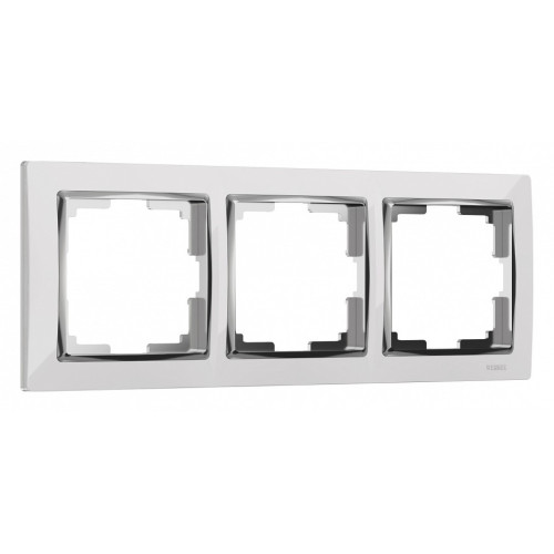 Рамка на 3 поста Werkel Snabb (белый/хром) W0031901