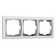 Рамка на 3 поста Werkel Snabb (белый/хром) W0031901