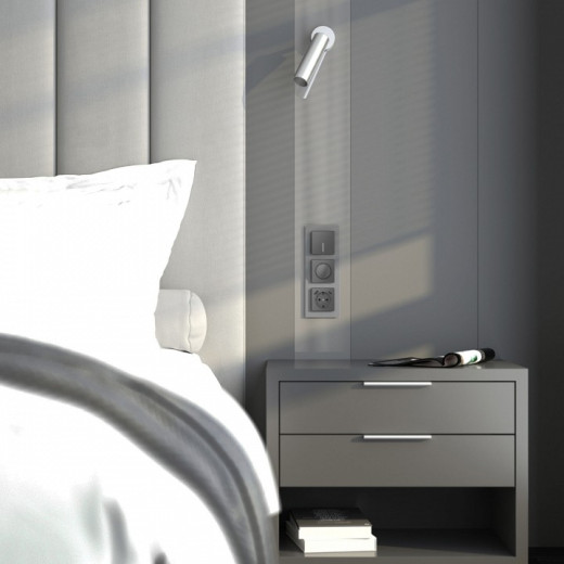 Рамка на 3 поста Werkel Senso (серебряный, стекло soft-touch) W0033106