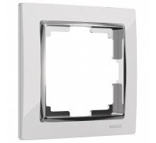 Рамка на 1 пост Werkel Snabb (белый/хром) W0011901