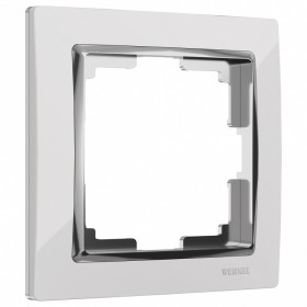 Рамка на 1 пост Werkel Snabb (белый/хром) W0011901
